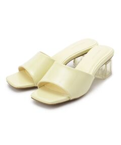 ESPERANZA / エスペランサ サンダル | スクエアトゥクリアヒールミュール