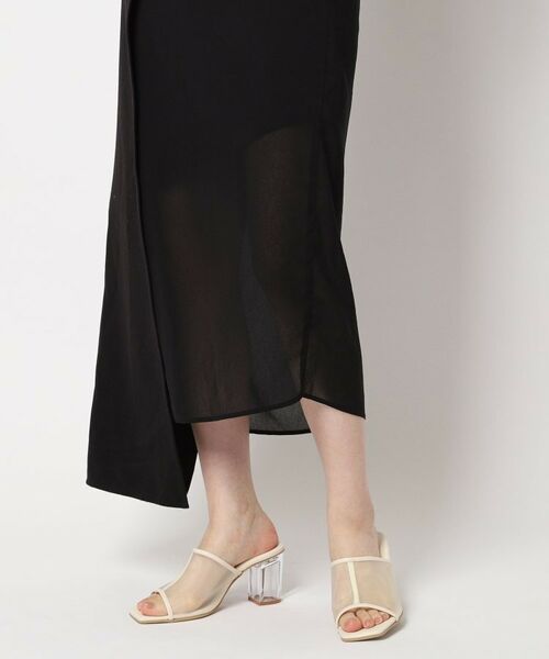 ESPERANZA / エスペランサ サンダル | チュールメッシュクリアヒールミュール | 詳細15