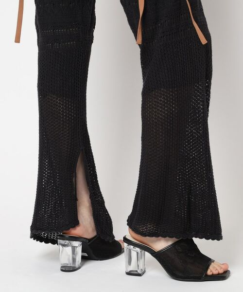 ESPERANZA / エスペランサ サンダル | チュールメッシュクリアヒールミュール | 詳細17