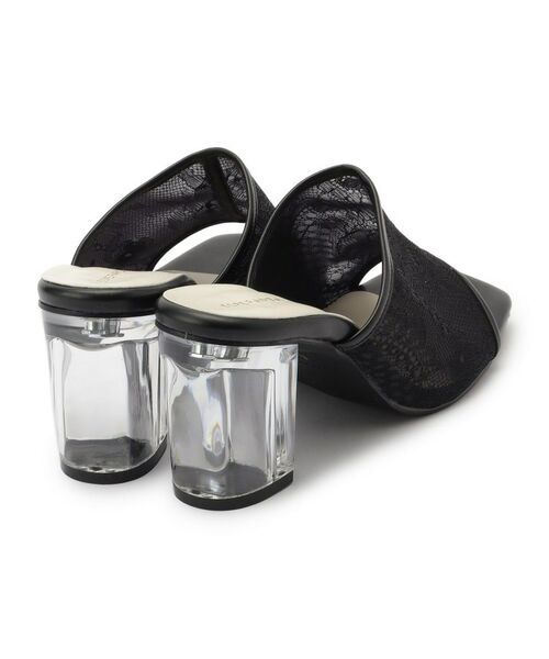 ESPERANZA / エスペランサ サンダル | チュールメッシュクリアヒールミュール | 詳細5