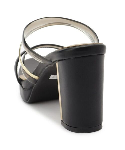 ESPERANZA / エスペランサ サンダル | クリア×メタリックラインコンビヒールサンダル | 詳細13