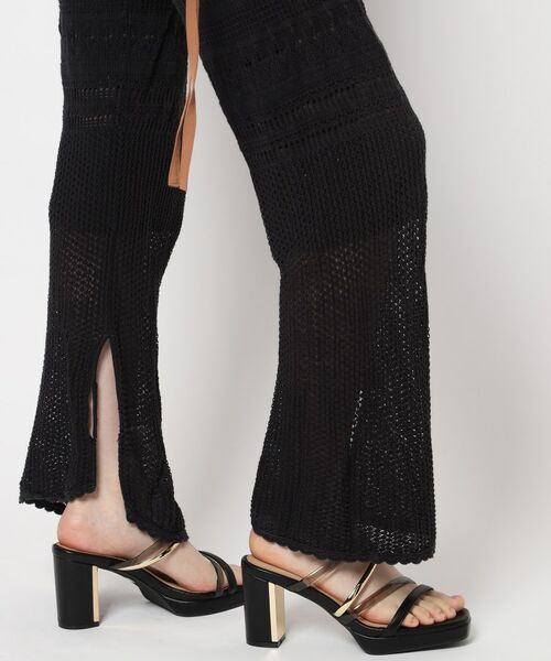 ESPERANZA / エスペランサ サンダル | クリア×メタリックラインコンビヒールサンダル | 詳細20