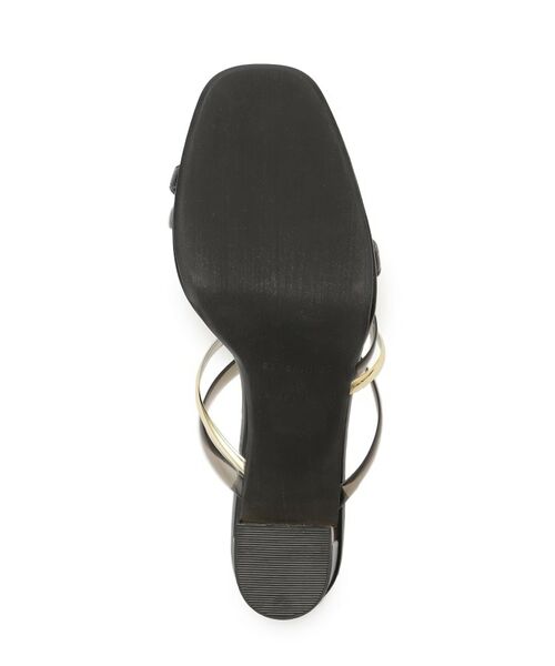 ESPERANZA / エスペランサ サンダル | クリア×メタリックラインコンビヒールサンダル | 詳細7