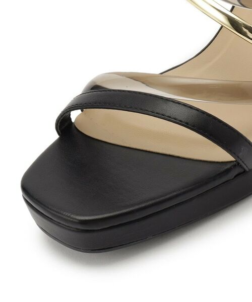 ESPERANZA / エスペランサ サンダル | クリア×メタリックラインコンビヒールサンダル | 詳細8