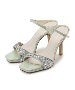 ESPERANZA / エスペランサ サンダル | スクエアトゥグリッターミュール