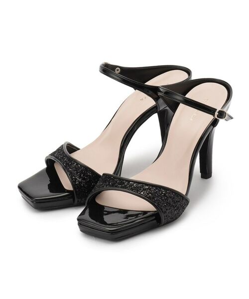 ESPERANZA / エスペランサ サンダル | スクエアトゥグリッターミュール | 詳細1