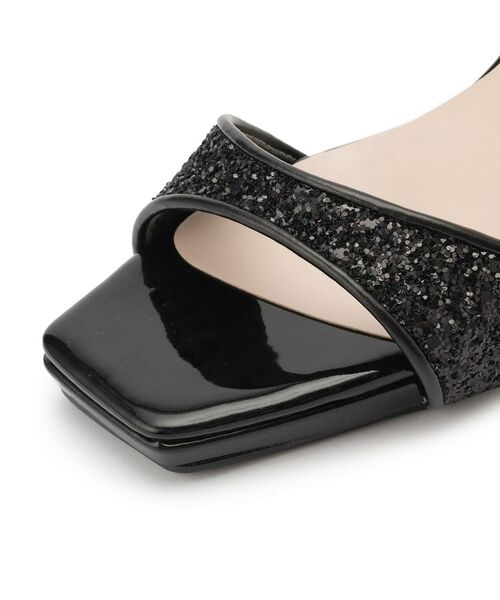 ESPERANZA / エスペランサ サンダル | スクエアトゥグリッターミュール | 詳細8