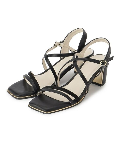 ESPERANZA / エスペランサ サンダル | プレートヒールクロスベルトサンダル | 詳細10