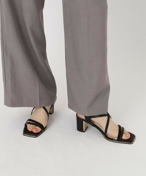 ESPERANZA / エスペランサ サンダル | プレートヒールクロスベルトサンダル | 詳細2