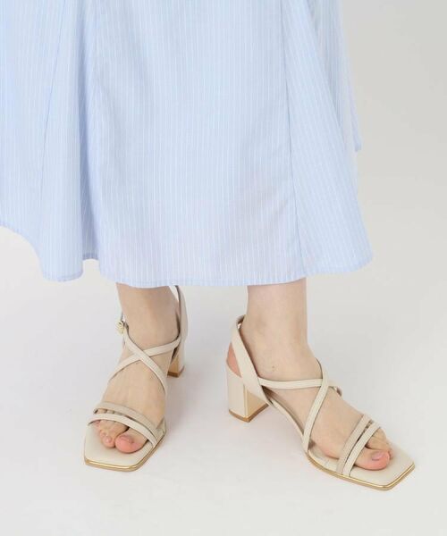ESPERANZA / エスペランサ サンダル | プレートヒールクロスベルトサンダル | 詳細26