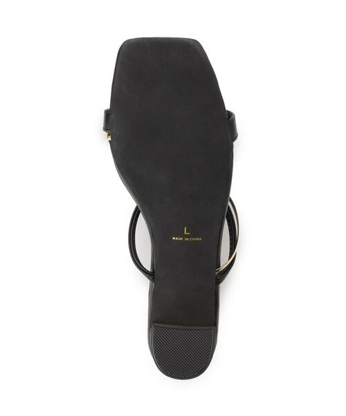ESPERANZA / エスペランサ サンダル | ゴールドラインプレートヒールミュール | 詳細4