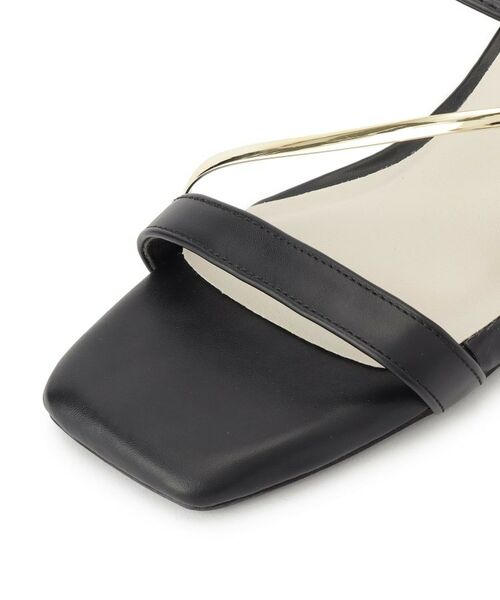 ESPERANZA / エスペランサ サンダル | ゴールドラインプレートヒールミュール | 詳細5