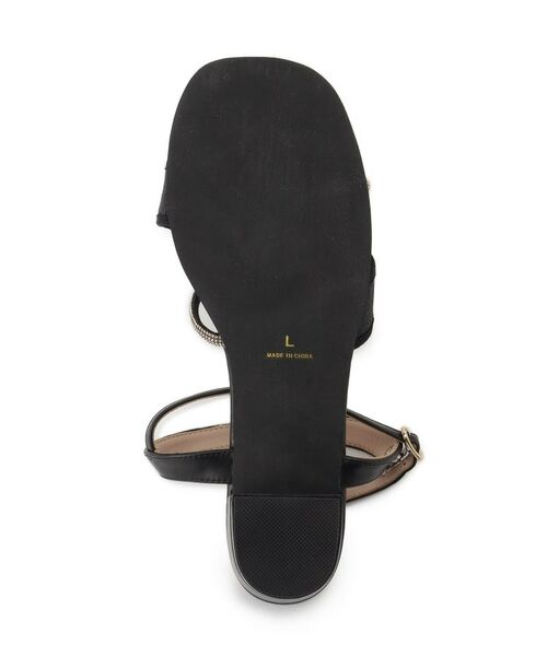 ESPERANZA / エスペランサ サンダル | ラメ×ラインストーンスクエアトゥサンダル | 詳細13