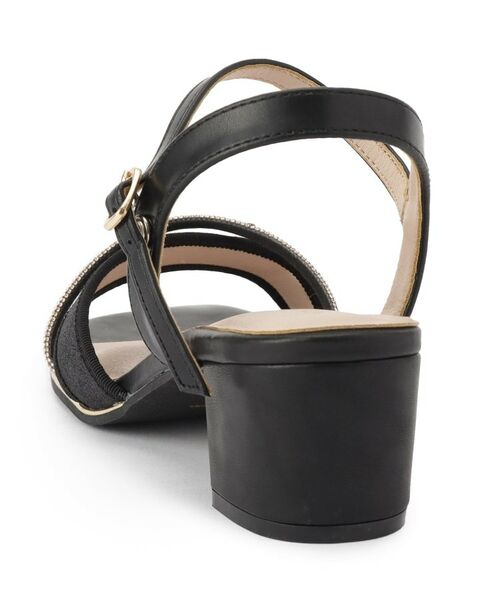 ESPERANZA / エスペランサ サンダル | ラメ×ラインストーンスクエアトゥサンダル | 詳細17