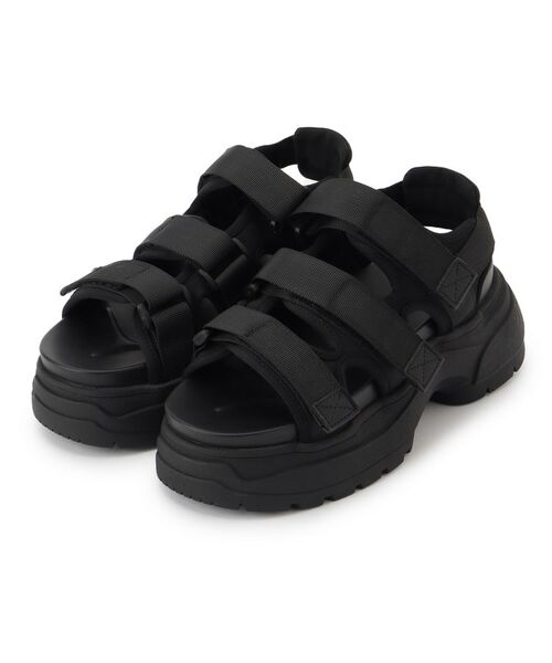 ESPERANZA/エスペランサ 3本ベルトスポサン ブラック(019) M(23.0cm-23.5cm) ESPERANZA/エスペランサ 3本ベルトスポサン ブラック(019) M(23.0cm-23.5cm)