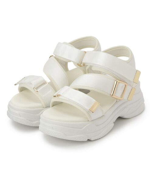 ESPERANZA/エスペランサ ゴールドバックルベルトスポサン アイボリー(004) S(22.0cm-22.5cm)