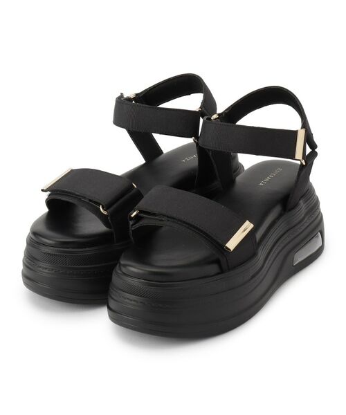 ESPERANZA/エスペランサ 厚底フラットスポサン ブラック(019) LL(24.5cm-25.0cm) ESPERANZA/エスペランサ 厚底フラットスポサン ブラック(019) LL(24.5cm-25.0cm)