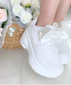 ESPERANZA / エスペランサ スニーカー | 厚底リボン取り外し可スニーカー