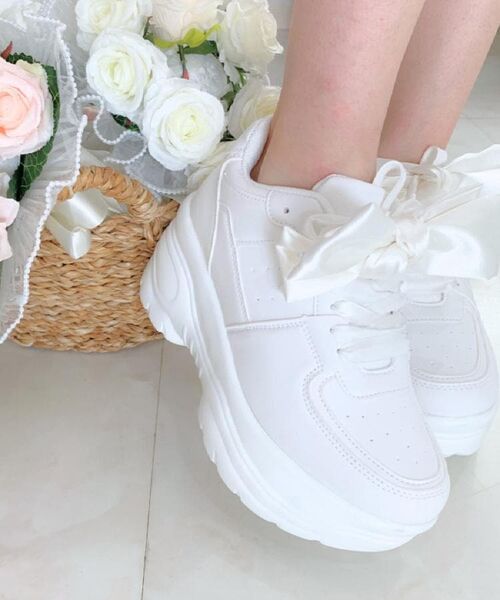 ESPERANZA / エスペランサ スニーカー | 厚底リボン取り外し可スニーカー | 詳細1