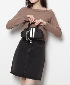 ESPERANZA / エスペランサ ショルダーバッグ | スポーティサテンミニボストンバッグ