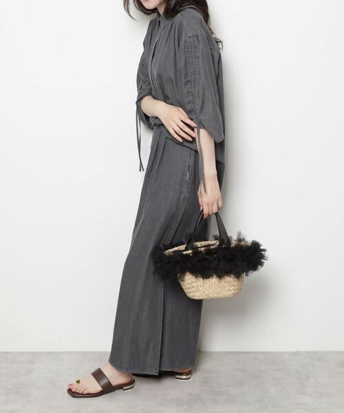 ESPERANZA / エスペランサ ハンドバッグ | チュールフリンジカゴバッグ | 詳細10