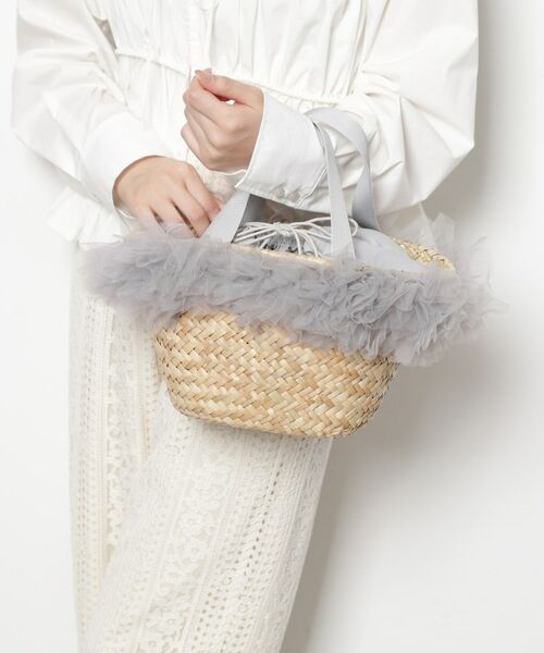 ESPERANZA / エスペランサ ハンドバッグ | チュールフリンジカゴバッグ | 詳細12