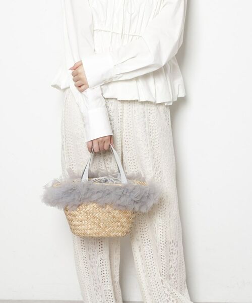 ESPERANZA / エスペランサ ハンドバッグ | チュールフリンジカゴバッグ | 詳細14