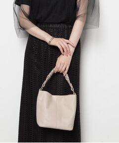 ESPERANZA / エスペランサ ショルダーバッグ | 2WAYチェーン編みハンドルショルダーバッグ