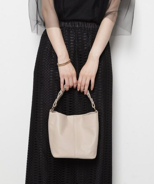 ESPERANZA / エスペランサ ショルダーバッグ | 2WAYチェーン編みハンドルショルダーバッグ | 詳細11