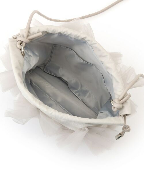 ESPERANZA / エスペランサ ショルダーバッグ | チュールフリル巾着ショルダーバッグ | 詳細8