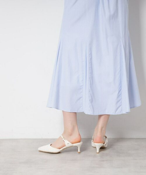 ESPERANZA / エスペランサ サンダル | ポインテッドツイードミュール | 詳細12