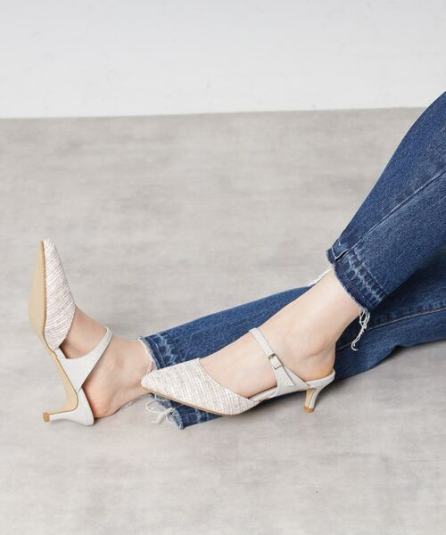 ESPERANZA / エスペランサ サンダル | ポインテッドツイードミュール | 詳細15