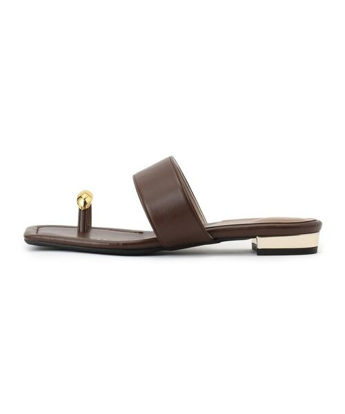 ESPERANZA / エスペランサ サンダル | ゴールドリングトングフラットサンダル | 詳細11