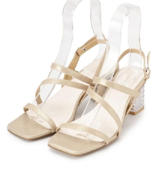 ESPERANZA / エスペランサ サンダル | キルティングクリアヒールサンダル | 詳細10