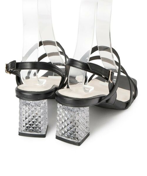 ESPERANZA / エスペランサ サンダル | キルティングクリアヒールサンダル | 詳細16