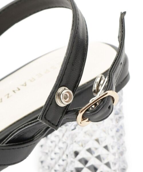 ESPERANZA / エスペランサ サンダル | キルティングクリアヒールサンダル | 詳細20