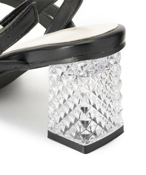 ESPERANZA / エスペランサ サンダル | キルティングクリアヒールサンダル | 詳細21