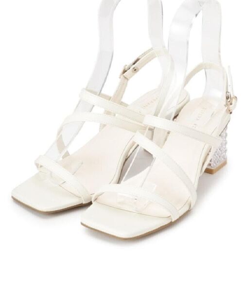 ESPERANZA / エスペランサ サンダル | キルティングクリアヒールサンダル | 詳細9