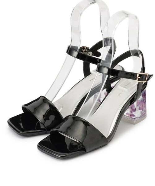 ESPERANZA / エスペランサ サンダル | フラワークリアヒールサンダル | 詳細1