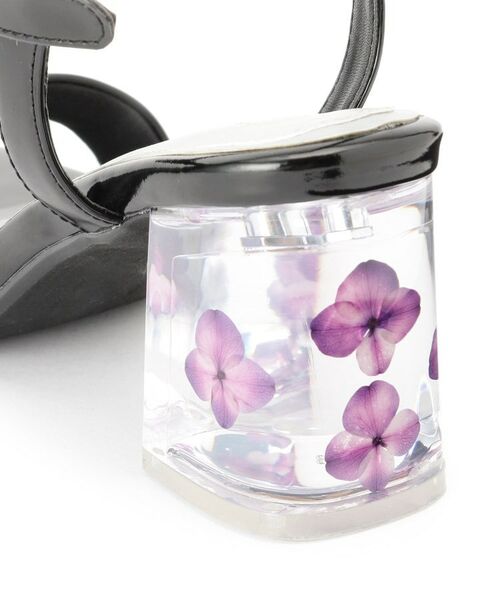 ESPERANZA / エスペランサ サンダル | フラワークリアヒールサンダル | 詳細10