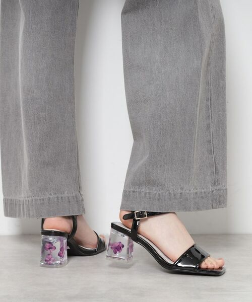 ESPERANZA / エスペランサ サンダル | フラワークリアヒールサンダル | 詳細18