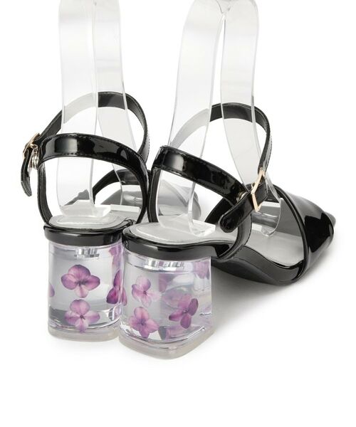 ESPERANZA / エスペランサ サンダル | フラワークリアヒールサンダル | 詳細3