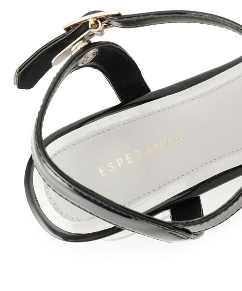 ESPERANZA / エスペランサ サンダル | フラワークリアヒールサンダル | 詳細8