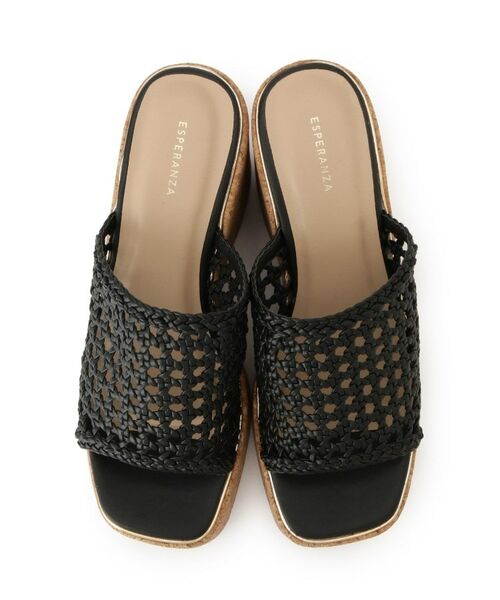 ESPERANZA / エスペランサ サンダル | マクラメ編みウェッジミュール | 詳細2