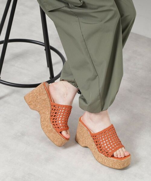 ESPERANZA / エスペランサ サンダル | マクラメ編みウェッジミュール | 詳細23
