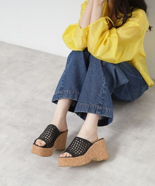 ESPERANZA / エスペランサ サンダル | マクラメ編みウェッジミュール | 詳細28