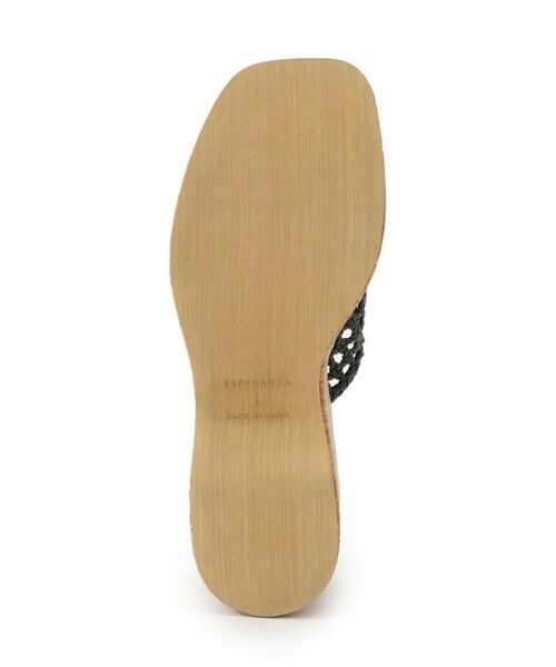ESPERANZA / エスペランサ サンダル | マクラメ編みウェッジミュール | 詳細4