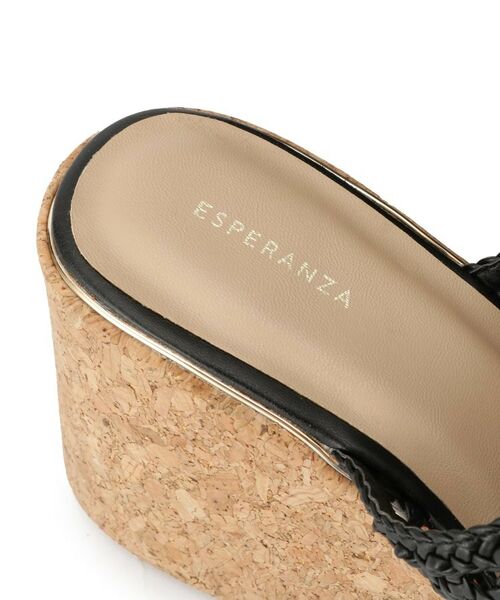 ESPERANZA / エスペランサ サンダル | マクラメ編みウェッジミュール | 詳細6