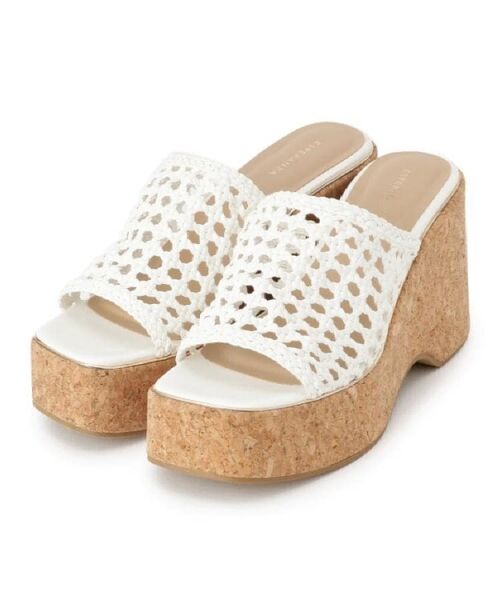 ESPERANZA / エスペランサ サンダル | マクラメ編みウェッジミュール | 詳細9