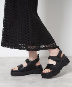 ESPERANZA / エスペランサ サンダル | ダブルベルト厚底サンダル